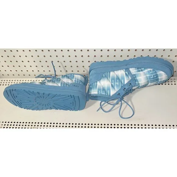 UGG Neumel LTA Wavelength Mens Insulated Winter Snow Boots Size 12 Blue White - Picture 6 of 9